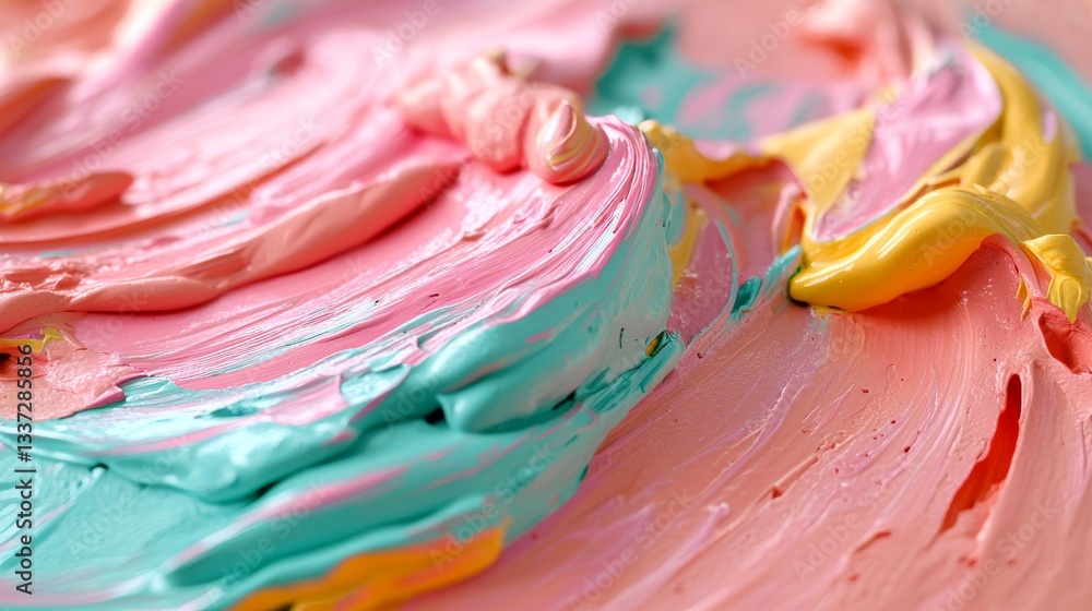 Poster a handcrafted background with colored ink is showcased, offering a subtle abstract texture suitable 