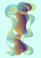 wave pattern with background