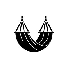 creative details Hammock Icon vector illustration