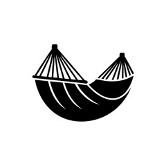 creative details Hammock Icon vector illustration