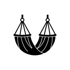 creative details Hammock Icon vector illustration