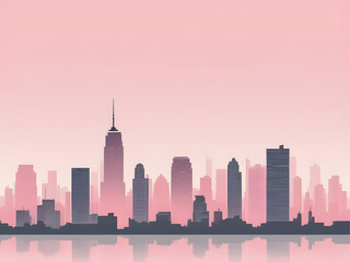 Fototapeta premium city_skyline_dawn