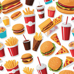 fastfood, fast, snack, meal, food, lunch, burger, dinner, background, delicious, meat, american, menu, unhealthy, restaurant, isolated, cheeseburger, junk, set, hamburger, fat, sandwich, tasty, eat, c