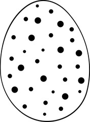 Easter Egg Line Doodle