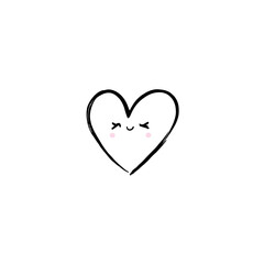 Workflow Solutions, Smiling Heart, hand-drawn, pink, love