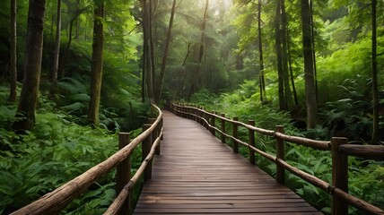 Obraz premium path in the forest