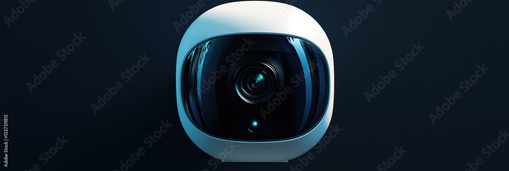 Poster high-resolution motion detection camera for home security applications