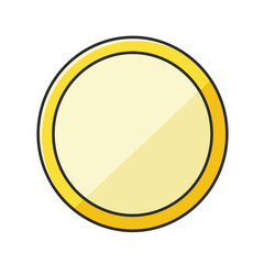 Flat Color Vector Collection of Shapes, Objects, and Musical Instruments on White Background