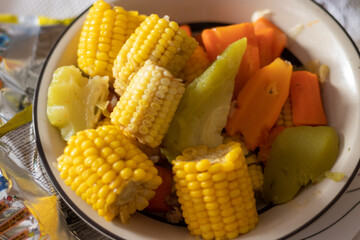 corn for caldo de res 