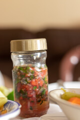 chiltepe spicy sauce for caldo de res