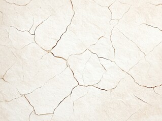 Obraz premium Cracked surface texture resembling aged paper, ideal for backgrounds or designs