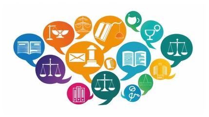 Justice and Law Icon Collection
