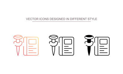 Fototapeta premium School Objects icon design with white background stock illustration