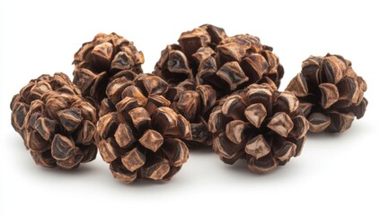Group of dried pine cones