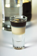 cocktail with vodka and absinthe