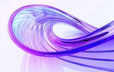 Abstract 3d background wallpaper with row of glass holographic transparent triangle plate shapes render. Dynamic tech banner with layers effect. Iridescent gradient wave line pattern. 3D illustration