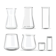 Realistic 3D Chemistry Laboratory Glass Beaker Test Image