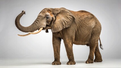Obraz premium African Bush Elephant on studio background