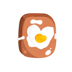 Heart Egg Toast