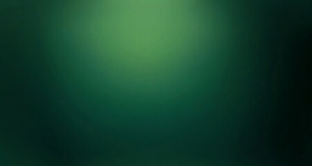 Obraz premium simple, flat, minimalist green background with a smooth gradient, dark and blurred, low in contrast and brightness