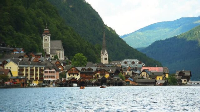 Hallsatt in summer in day time