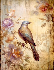 Watercolor landscape background