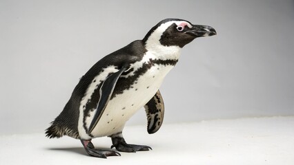 Obraz premium African Penguin on studio background