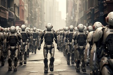 Artificial intelligence city vehicle helmet.