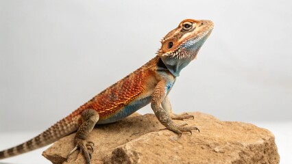 Obraz premium Agama Lizard on studio background