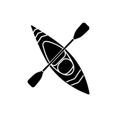 creative details Canoe Icon vector illustration