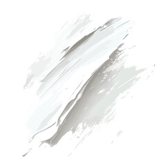 Obraz premium Elegant Abstract White Paint Strokes Textured Background