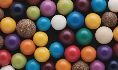 colorful chocolate candies