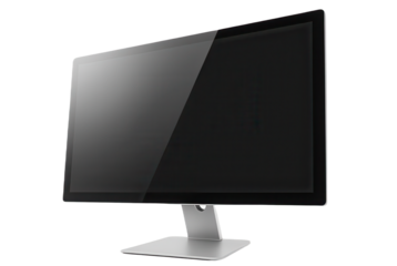Sleek Modern Computer Monitor on Bright Background for Technology Use
