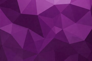 Fototapeta premium Purple polygonal background texture. Dark violet abstract design. Geometric low poly pattern, modern style. Ideal for digital art, web design.