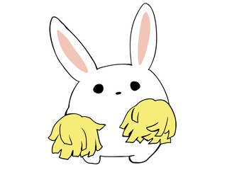 運動会 チア うさぎ