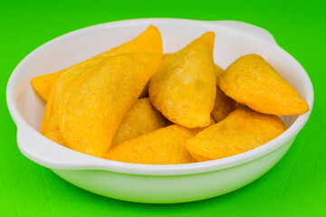 Fried empanadas, typical Colombian food