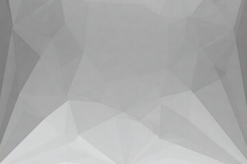 Obraz premium Gray geometric polygon pattern, light abstract design. Modern backdrop with gray triangular shapes, polygonal texture, geometric background.