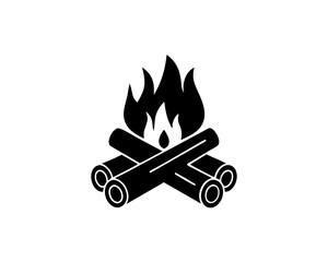 creative details Campfire Icon vector illustration