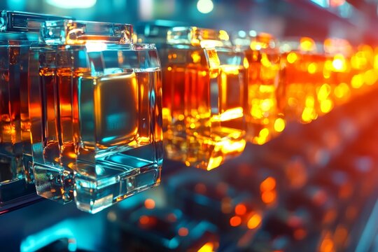 Stylish kitchenware store showcasing a row of metallic frying pans and pots with elegant design and professional atmosphere