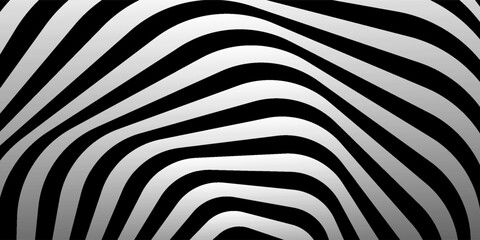 Abstract striped design element. Optical art. 3d vector illustration for brochure, annual report, magazine, poster, presentation, flyer and banner. Сan be used as design element, emblem or icon.