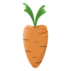 An orange carrot icon for easter
