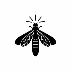 creative details Firefly Icon vector illustration