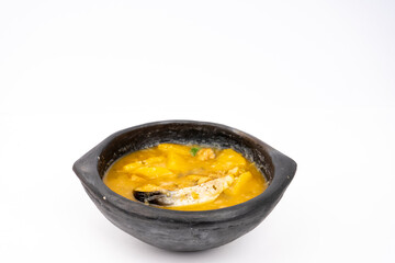 Sancocho soup typical Colombian fish food