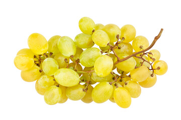 white grape path isolated on white