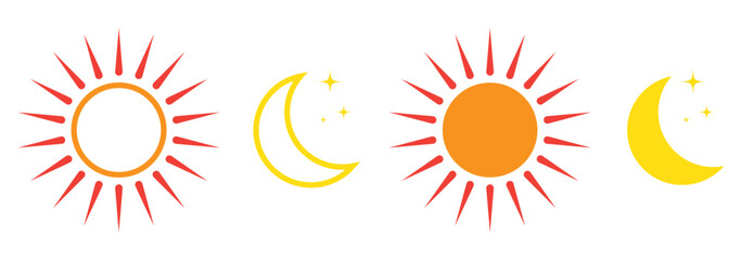 Eclipse icon thin line illustration