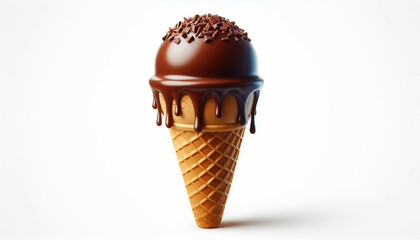 Classic cone, coated in rich chocolate goodness