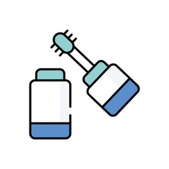 Mascara vector icon stock illustration