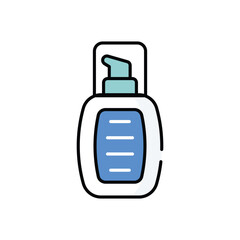 Obraz premium Hair Serum vector icon stock illustration