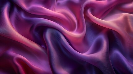 Obraz premium Silk Symphony Ultra smooth silky waves soft gradients realistic fabric texture elegant and fluid composition