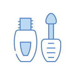 Obraz premium Eyeliner vector icon stock illustration